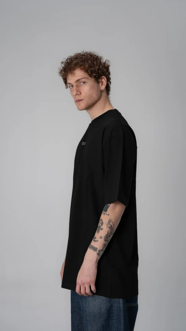 تی شرت مردانه مشکی برند CODE24 طرح ALIEN سایز XL - Image 3