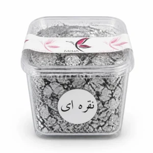 رنگ شمع مانا 25 گرمی نقره ای