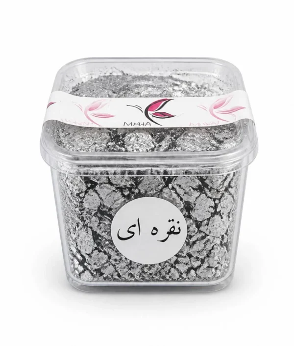 رنگ شمع مانا 25 گرمی نقره ای